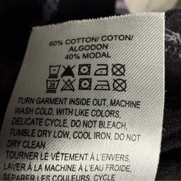 Lucky Brand Boho Tee Persian Carpet Shirt Women’s 1XL Mandala Cap Sleeve Hippie - Picture 4 of 8